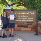 Nina and Preston Morgan and Vette  Visions arriving at Zion National Park Utah.jpg