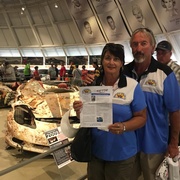 Linda &amp; Gene at National Corvette Museum Dome .jpg