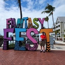 Dale enjoying Fantasy Feast Key West FL.jpg