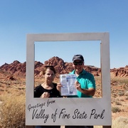 Nina and Preston Morgan taking  Vette Visions to Valley of Fire Nevada.jpg