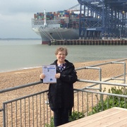 Susan Chamberlain thinking Vette Visions holds as much information as the largest container port in England Felixstowe.jpg